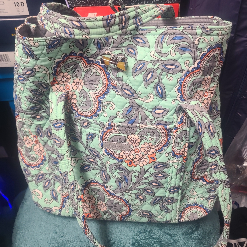 Vera Bradley Mint Paisley Backpack